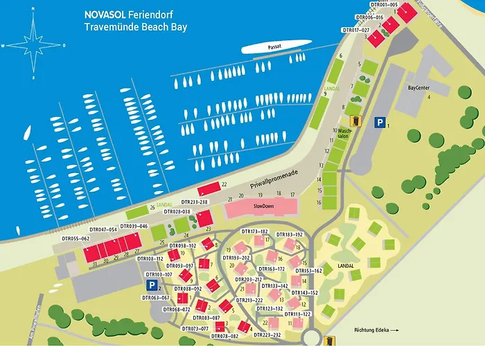 Апартаменты Priwallpromenade 27, Whg 6 *